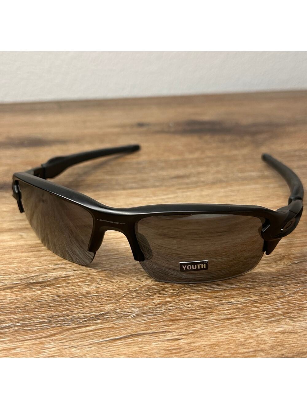 New! Oakley Flak XXS (Youth Fit) Polished Black / Prizm Black